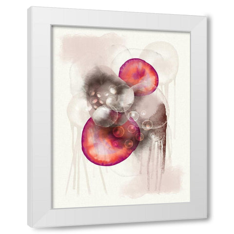 Warm Unity 1 White Modern Wood Framed Art Print by Urban Epiphany