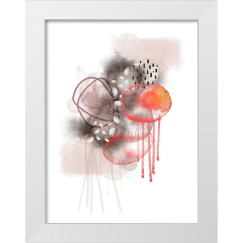 Daydream White Modern Wood Framed Art Print by Urban Epiphany
