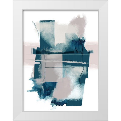 Juxtaposed Reality 1 White Modern Wood Framed Art Print by Urban Epiphany