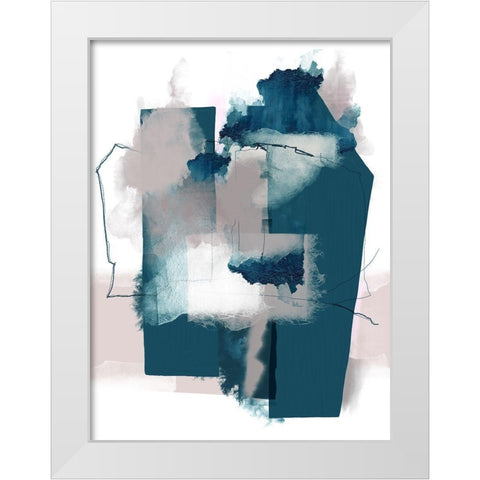 Jusxtaposed Reality 2 White Modern Wood Framed Art Print by Urban Epiphany