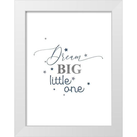 Grey Mountains 2 White Modern Wood Framed Art Print by Urban Epiphany