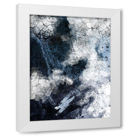 Shattered Abstract 2 White Modern Wood Framed Art Print by Urban Epiphany