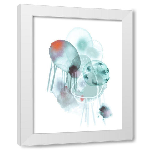 Cool Friendship White Modern Wood Framed Art Print by Urban Epiphany