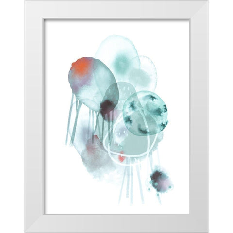 Cool Friendship White Modern Wood Framed Art Print by Urban Epiphany