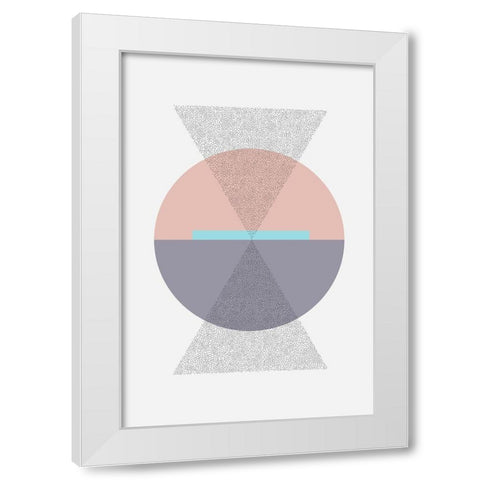 Iconic Mid Century 1 White Modern Wood Framed Art Print by Urban Epiphany