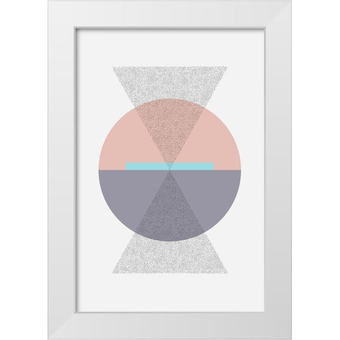 Iconic Mid Century 1 White Modern Wood Framed Art Print by Urban Epiphany