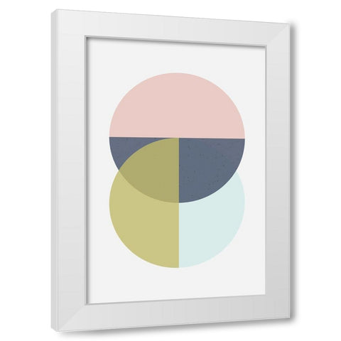 Iconic Mid Century 2 White Modern Wood Framed Art Print by Urban Epiphany