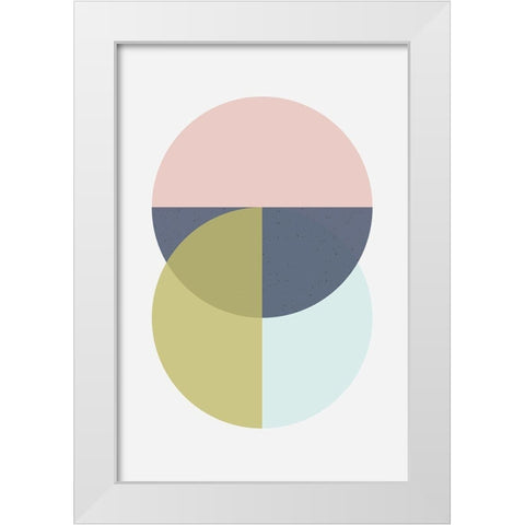 Iconic Mid Century 2 White Modern Wood Framed Art Print by Urban Epiphany