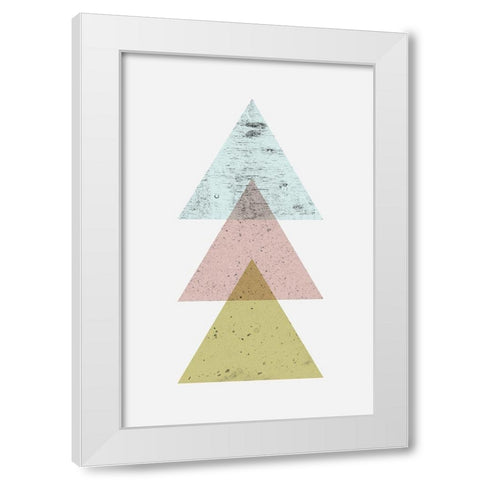 Iconic Mid Century 5 White Modern Wood Framed Art Print by Urban Epiphany