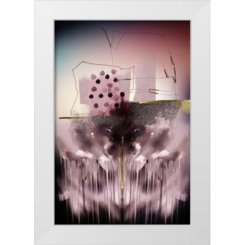 Analysis of Life 1 White Modern Wood Framed Art Print by Urban Epiphany