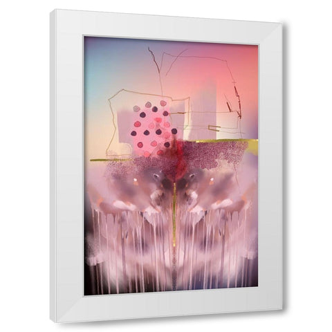 Analysis of Life 2 White Modern Wood Framed Art Print by Urban Epiphany