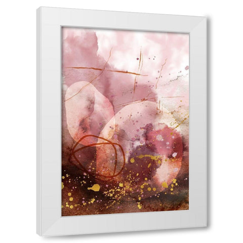 Deep Insights White Modern Wood Framed Art Print by Urban Epiphany