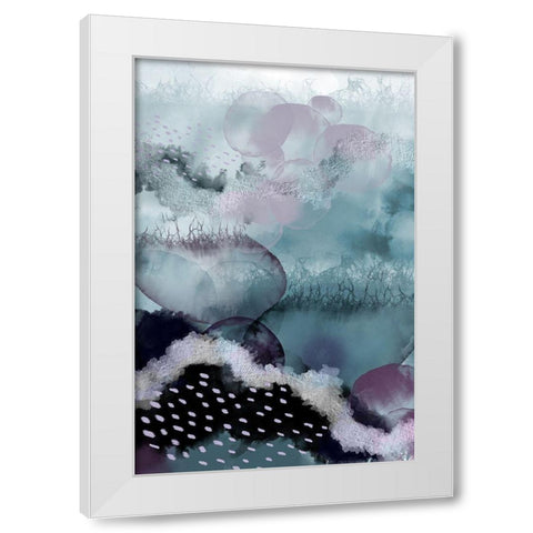Evolving Ocean Part 2 White Modern Wood Framed Art Print by Urban Epiphany