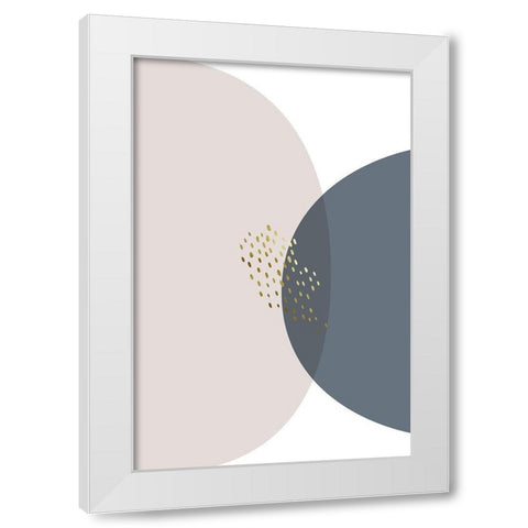 Neutral Tones 2 White Modern Wood Framed Art Print by Urban Epiphany