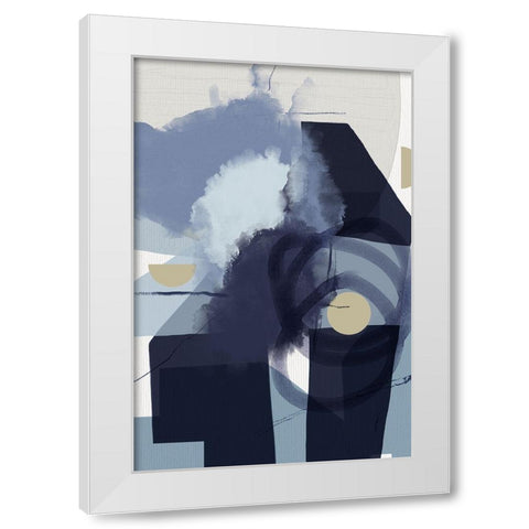 Strange Beauty White Modern Wood Framed Art Print by Urban Epiphany