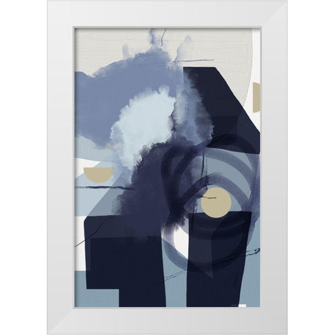 Strange Beauty White Modern Wood Framed Art Print by Urban Epiphany