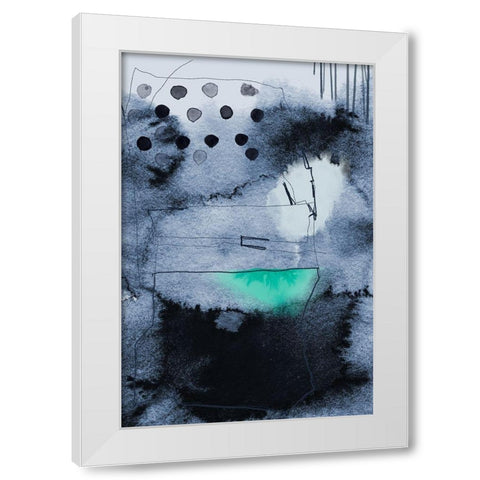 Think Box White Modern Wood Framed Art Print by Urban Epiphany