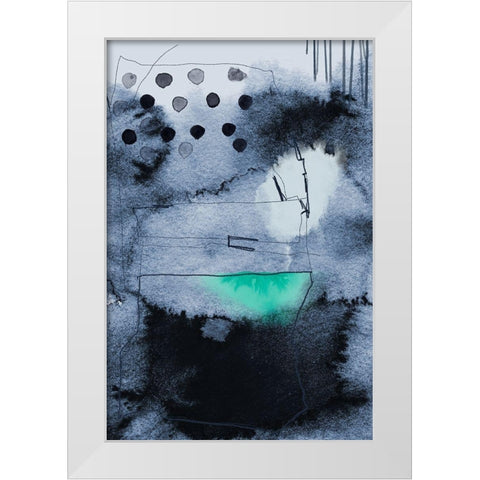 Think Box White Modern Wood Framed Art Print by Urban Epiphany