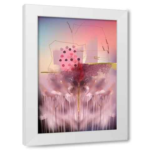 Analysis of Life White Modern Wood Framed Art Print by Urban Epiphany