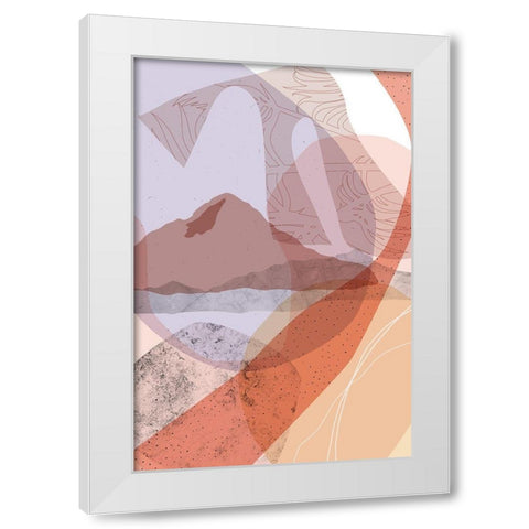 Dusty Desert 1 White Modern Wood Framed Art Print by Urban Epiphany