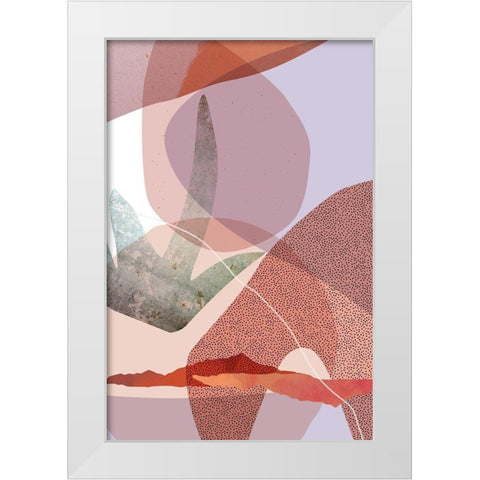 Dusty Desert 5 White Modern Wood Framed Art Print by Urban Epiphany