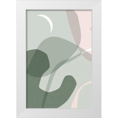 Dusty Desert 9 White Modern Wood Framed Art Print by Urban Epiphany