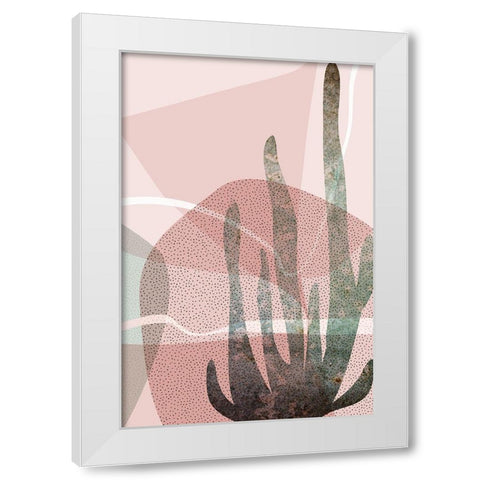 Dusty Desert 10 White Modern Wood Framed Art Print by Urban Epiphany
