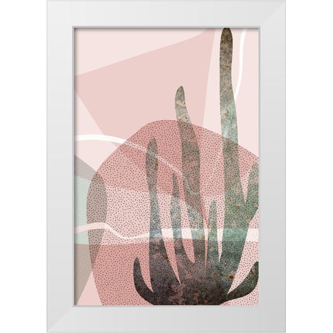 Dusty Desert 10 White Modern Wood Framed Art Print by Urban Epiphany