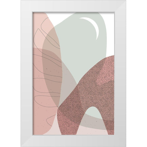Dusty Desert 11 White Modern Wood Framed Art Print by Urban Epiphany