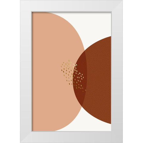 Mid Century Boho Minimalist 2 White Modern Wood Framed Art Print by Urban Epiphany