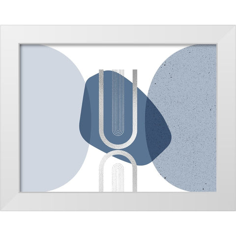 Mid Century Elegance 2 White Modern Wood Framed Art Print by Urban Epiphany