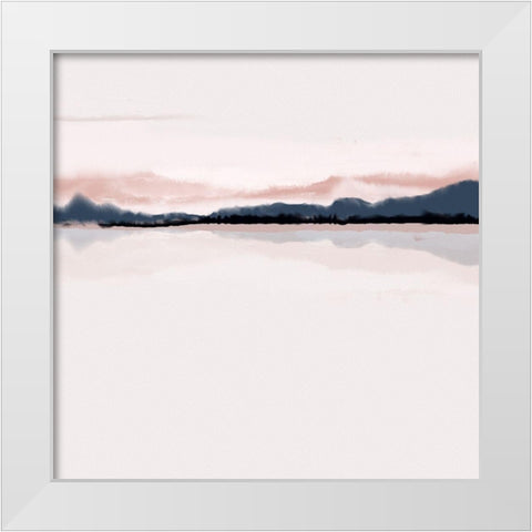 Horizon 1 White Modern Wood Framed Art Print by Urban Epiphany