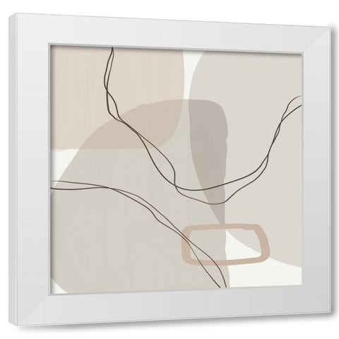 Hopeful 2 White Modern Wood Framed Art Print by Urban Epiphany