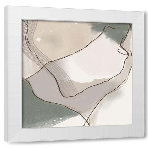 Patience 2 White Modern Wood Framed Art Print by Urban Epiphany