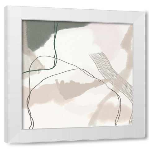 Poise 2 White Modern Wood Framed Art Print by Urban Epiphany