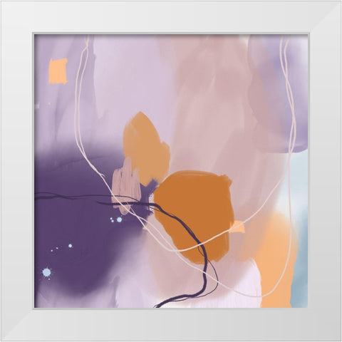 Whimsical Sophistication 1 White Modern Wood Framed Art Print by Urban Epiphany