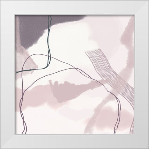 Poise 2 White Modern Wood Framed Art Print by Urban Epiphany