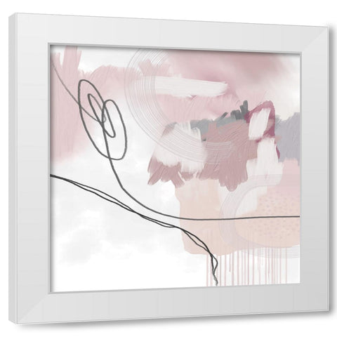 Note To Self White Modern Wood Framed Art Print by Urban Epiphany