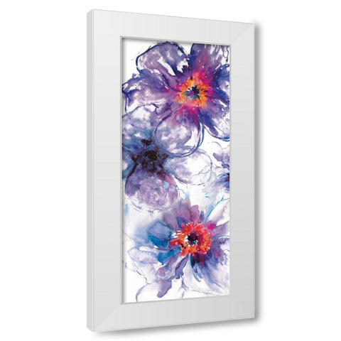 Morning Glory White Modern Wood Framed Art Print by Brown, Victoria