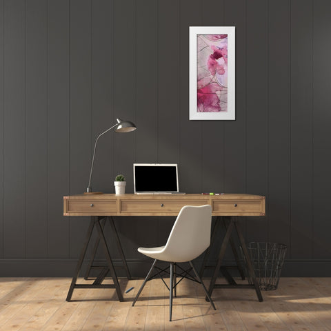 Flower Bomb 1 White Modern Wood Framed Art Print by Brown,Victoria