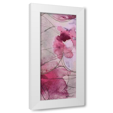 Flower Bomb 1 White Modern Wood Framed Art Print by Brown,Victoria