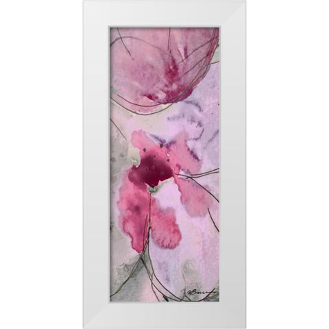 Flower Bomb 2 White Modern Wood Framed Art Print by Brown,Victoria