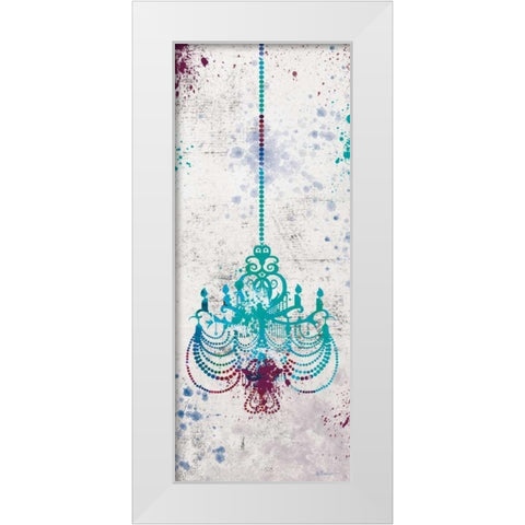 Multicolor 2 White Modern Wood Framed Art Print by Brown, Victoria