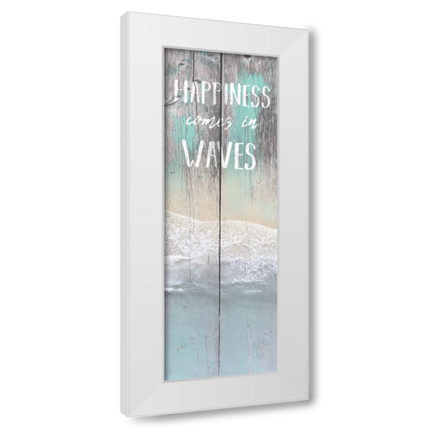 Coastal 4 White Modern Wood Framed Art Print by Brown, Victoria