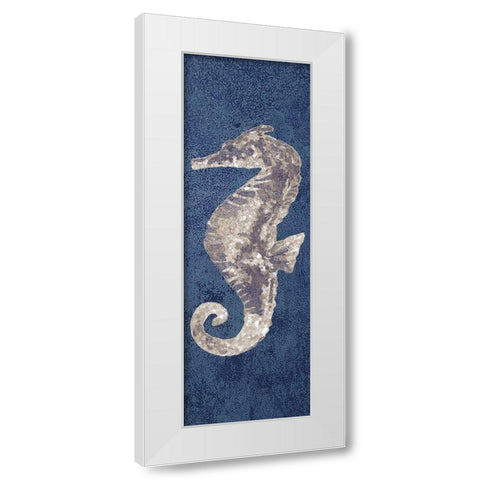 Sea Horse Adventurer 1 White Modern Wood Framed Art Print by Brown, Victoria