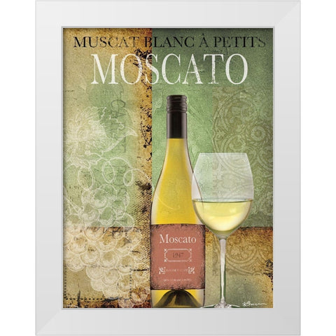 Spicy Wine 2 White Modern Wood Framed Art Print by Brown, Victoria