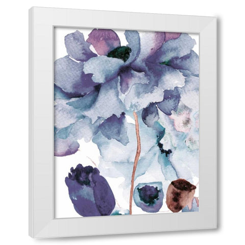 Blooming Sky 2 White Modern Wood Framed Art Print by Brown, Victoria