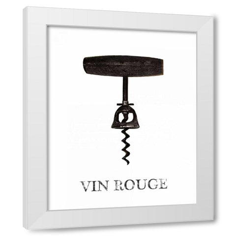 Vine Rouge White Modern Wood Framed Art Print by Brown, Victoria