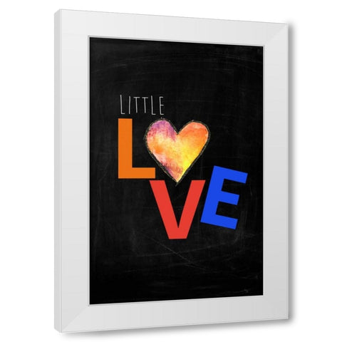 Kids Typo 1 White Modern Wood Framed Art Print by Brown,Victoria