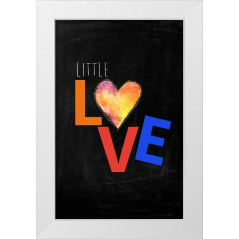 Kids Typo 1 White Modern Wood Framed Art Print by Brown,Victoria
